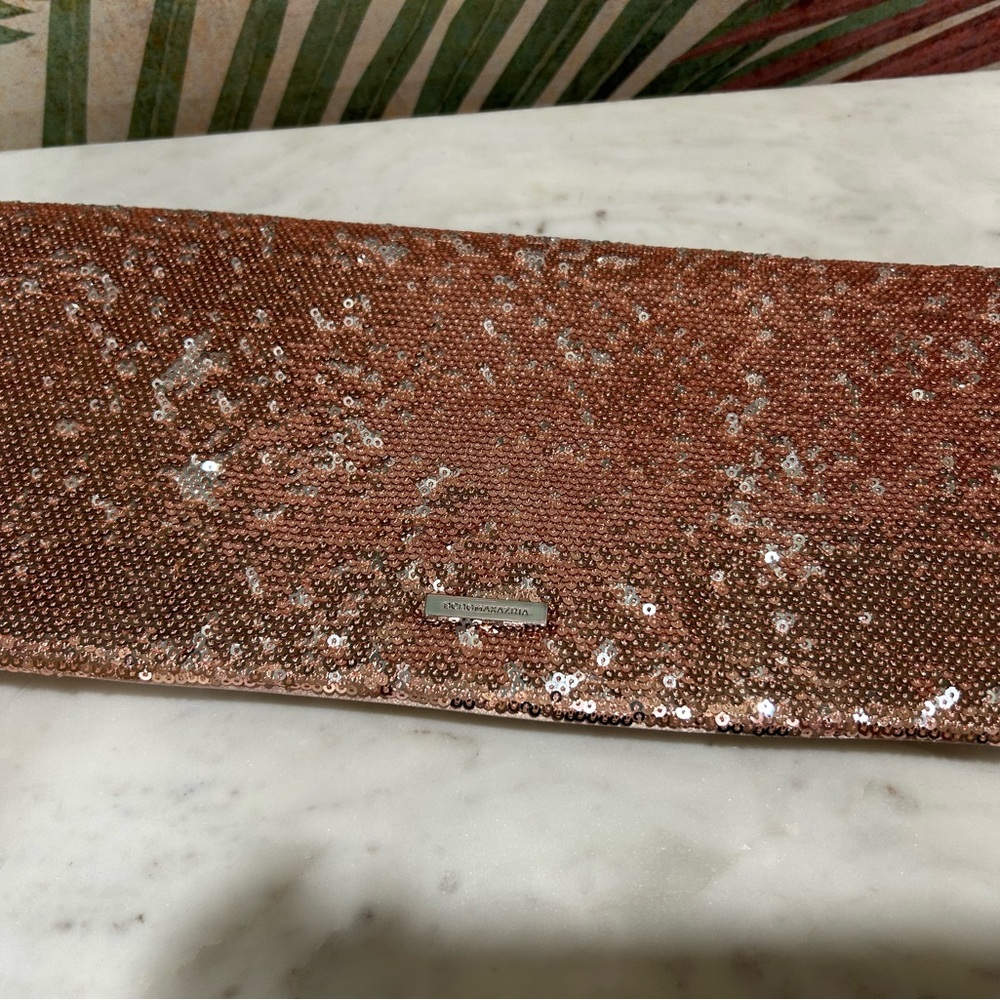 BCBGMaxAzria Gold Clutch Elegant Wristlet